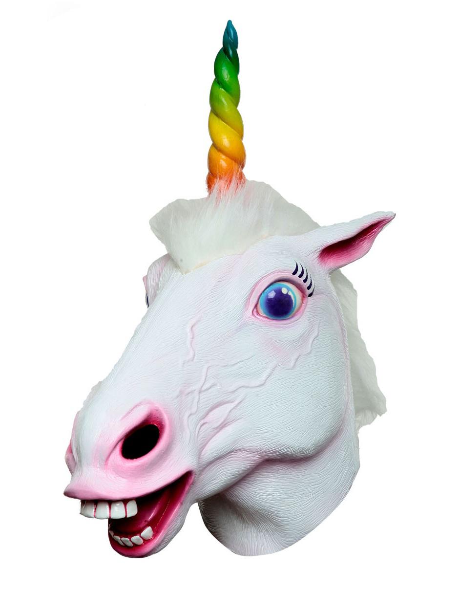 Máscara Ghoulish Productions Unicorn Pride Máscara Ghoulish Productions Unicorn Pride