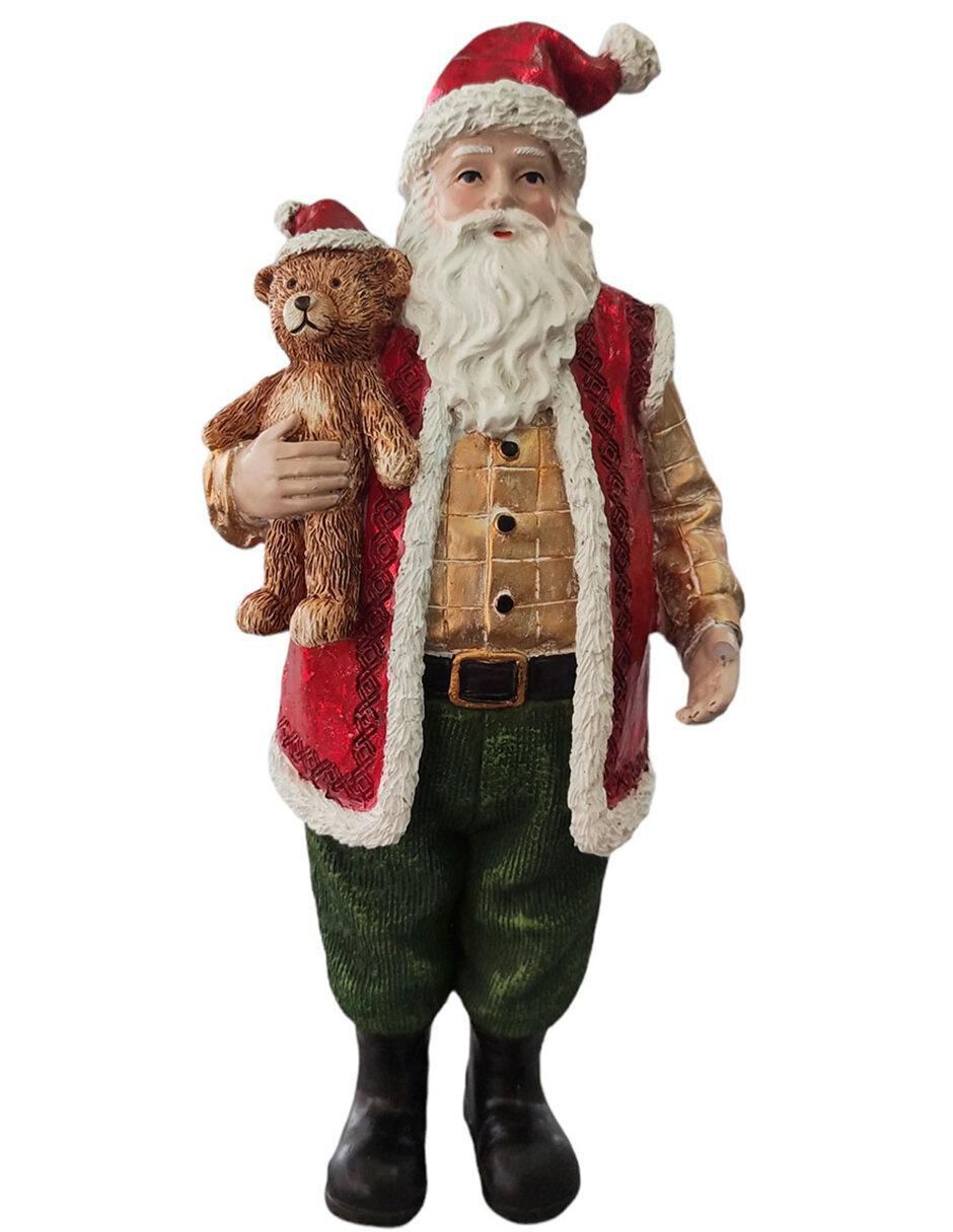 Figura decorativa de santa claus Santa Claus de resina Figura decorativa de santa claus Santa Claus de resina