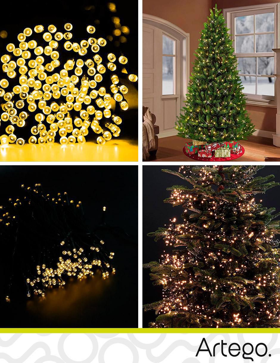 Serie led Navidad Fachada con 200 focos 6