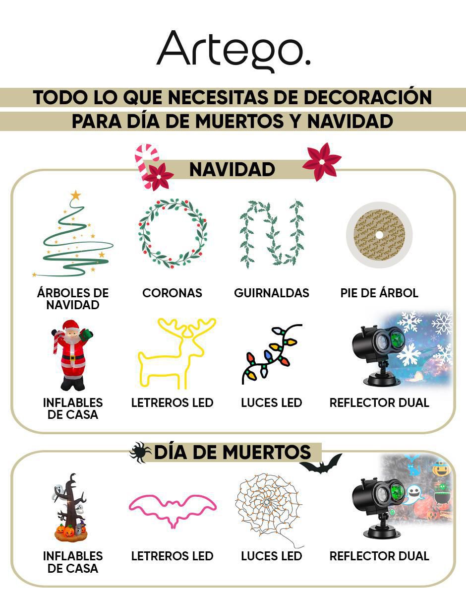 Serie led Navidad Fachada con 200 focos 9
