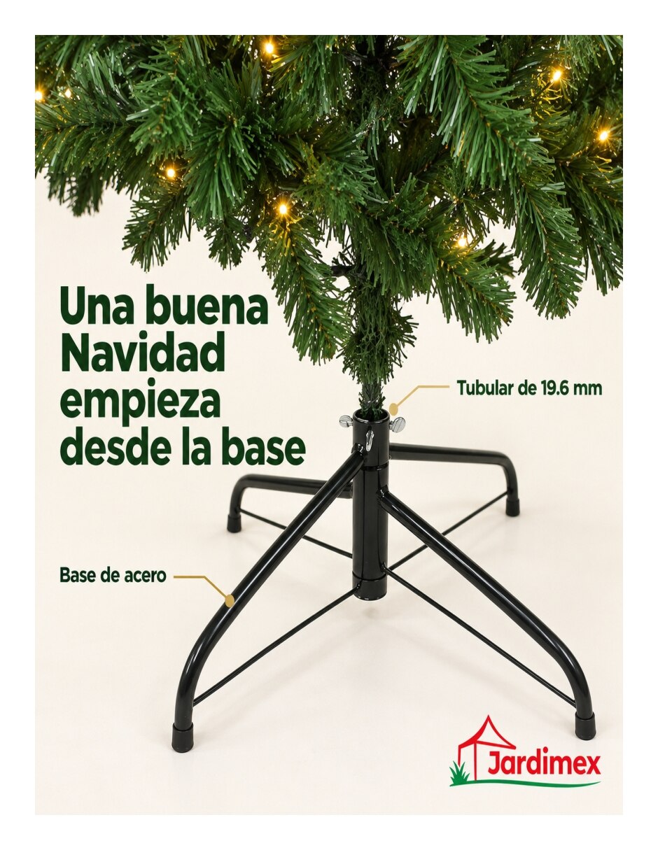 Árbol de navidad con 240 luces 3