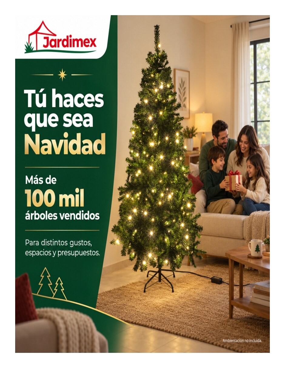 Árbol de navidad con 240 luces 6