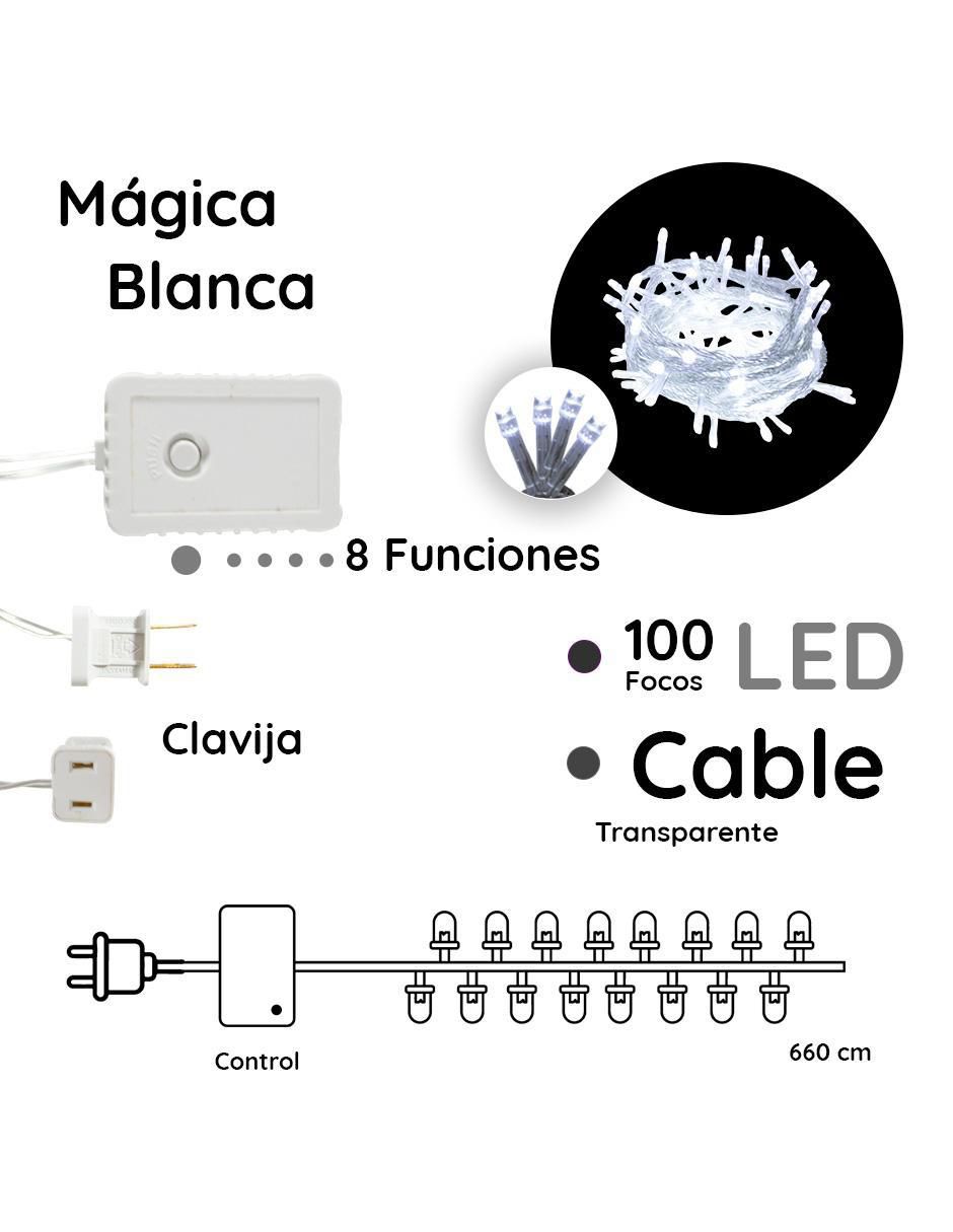 Serie funciones de led con 100 focos 4
