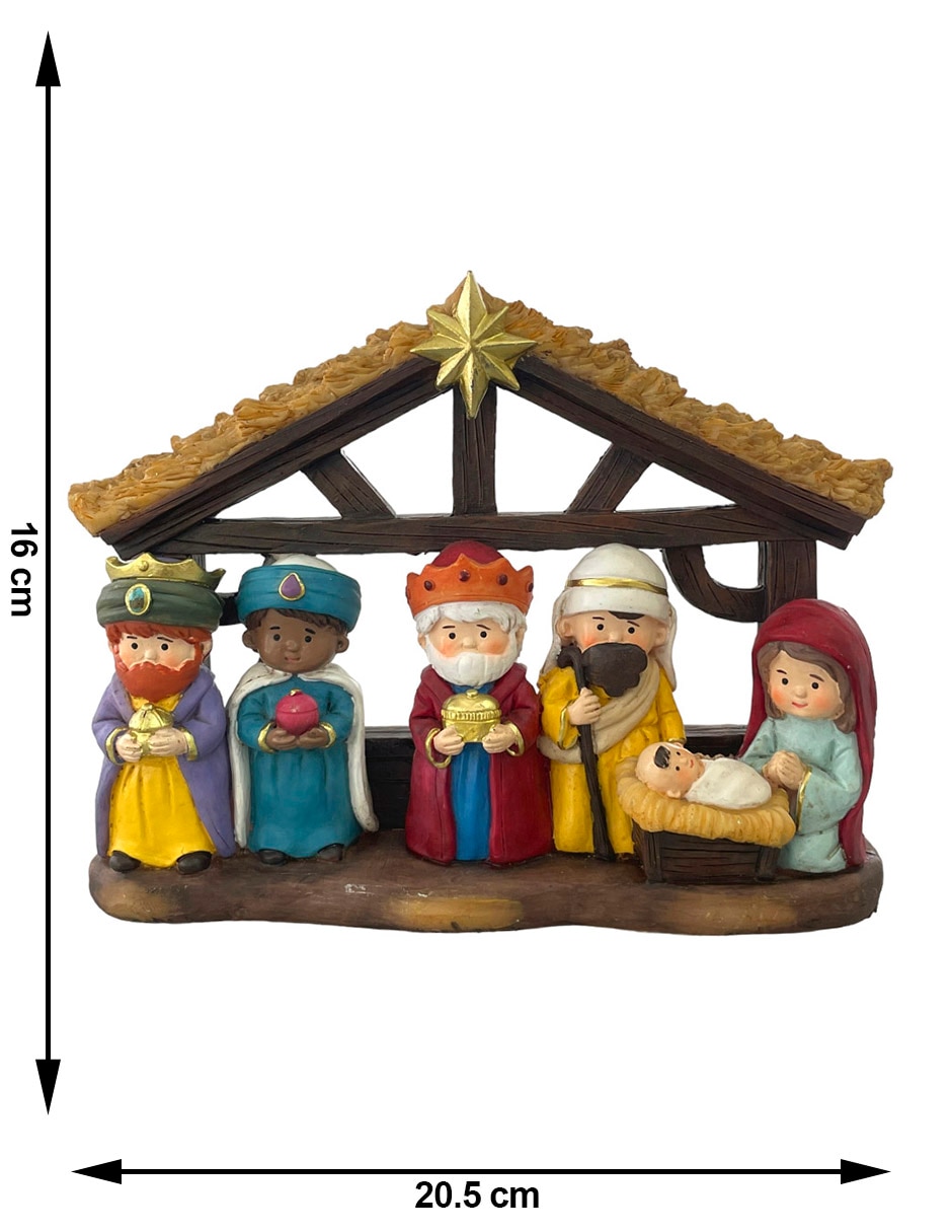 Nacimiento navideño Running de poliresina