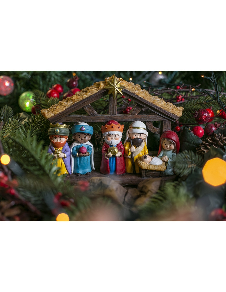 Nacimiento navideño Running de poliresina