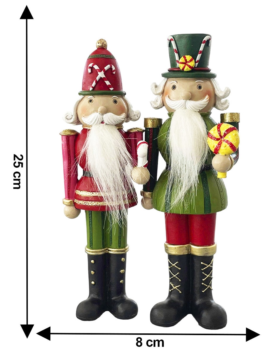 Figura decorativa de cascanueces de resina 3