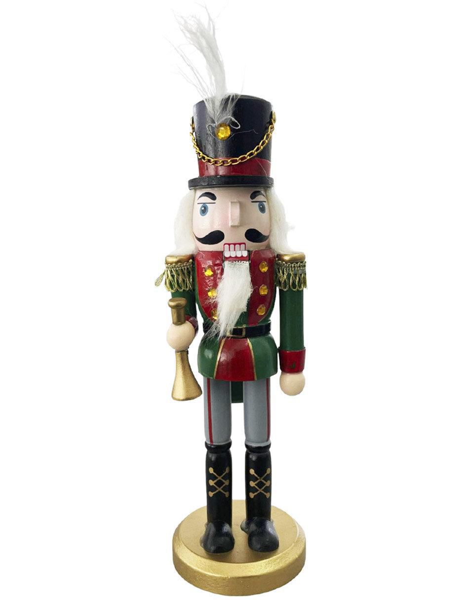 Figura decorativa de cascanueces de madera Figura decorativa de cascanueces de madera
