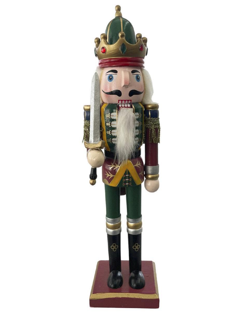 Figura decorativa de cascanueces de madera 1