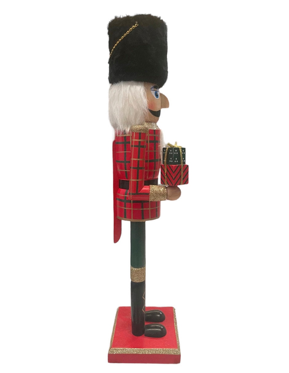 Figura decorativa de cascanueces de madera 4