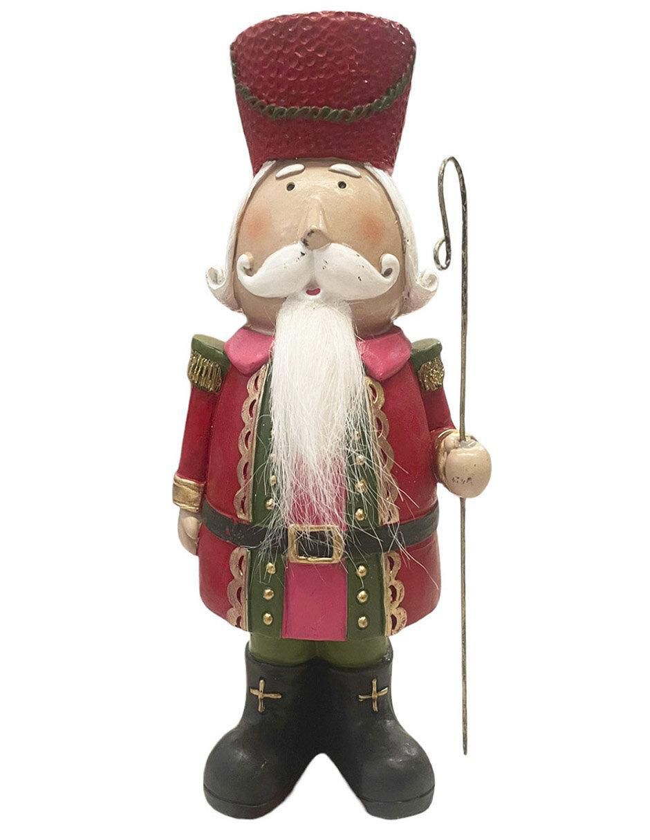 Figura decorativa de cascanueces de resina