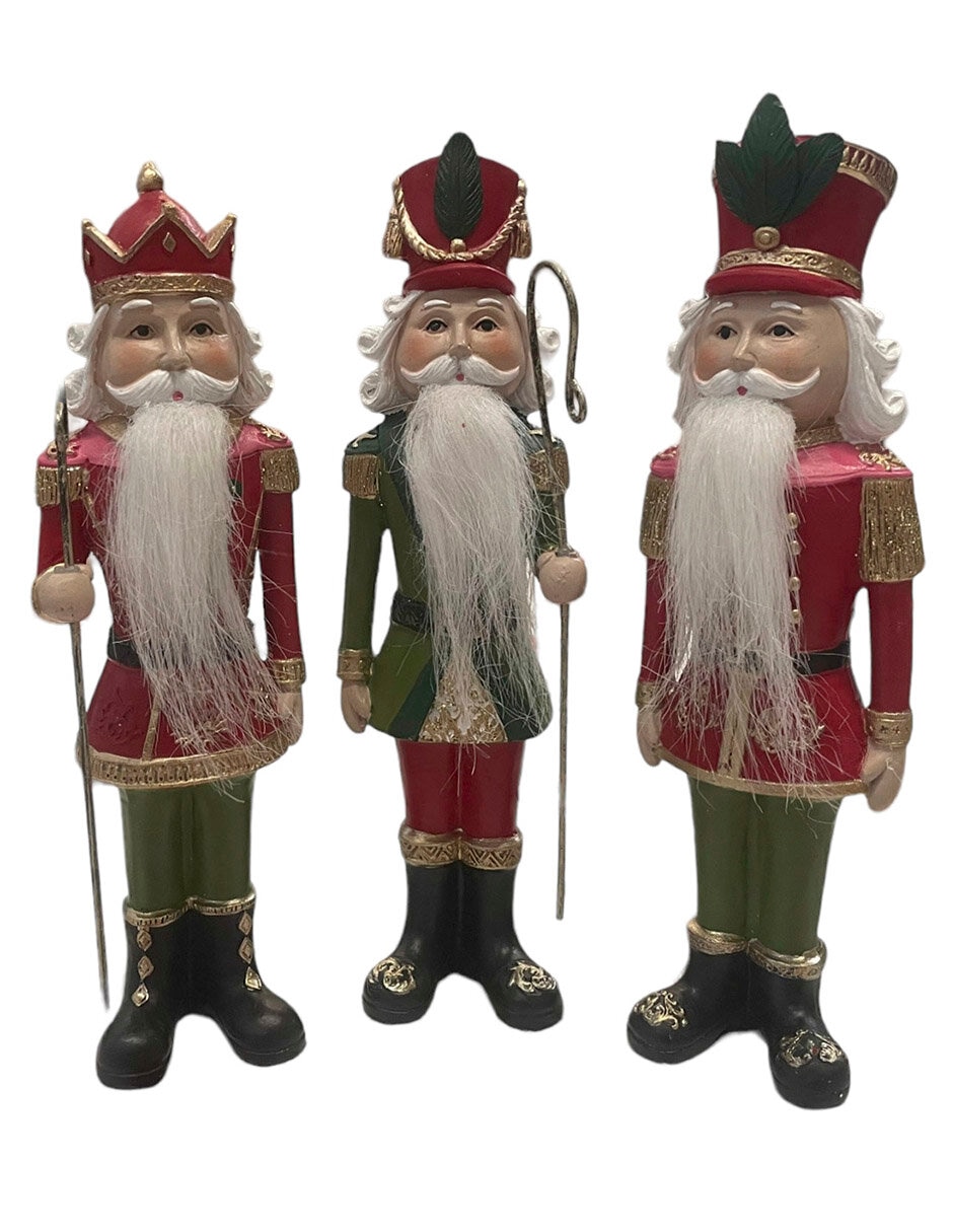 Figura decorativa de cascanueces de resina 1
