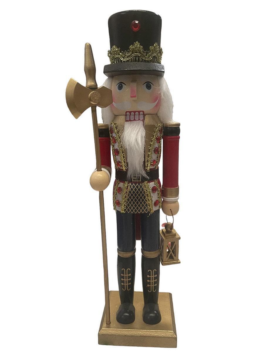 Figura decorativa de cascanueces Running Decora de madera