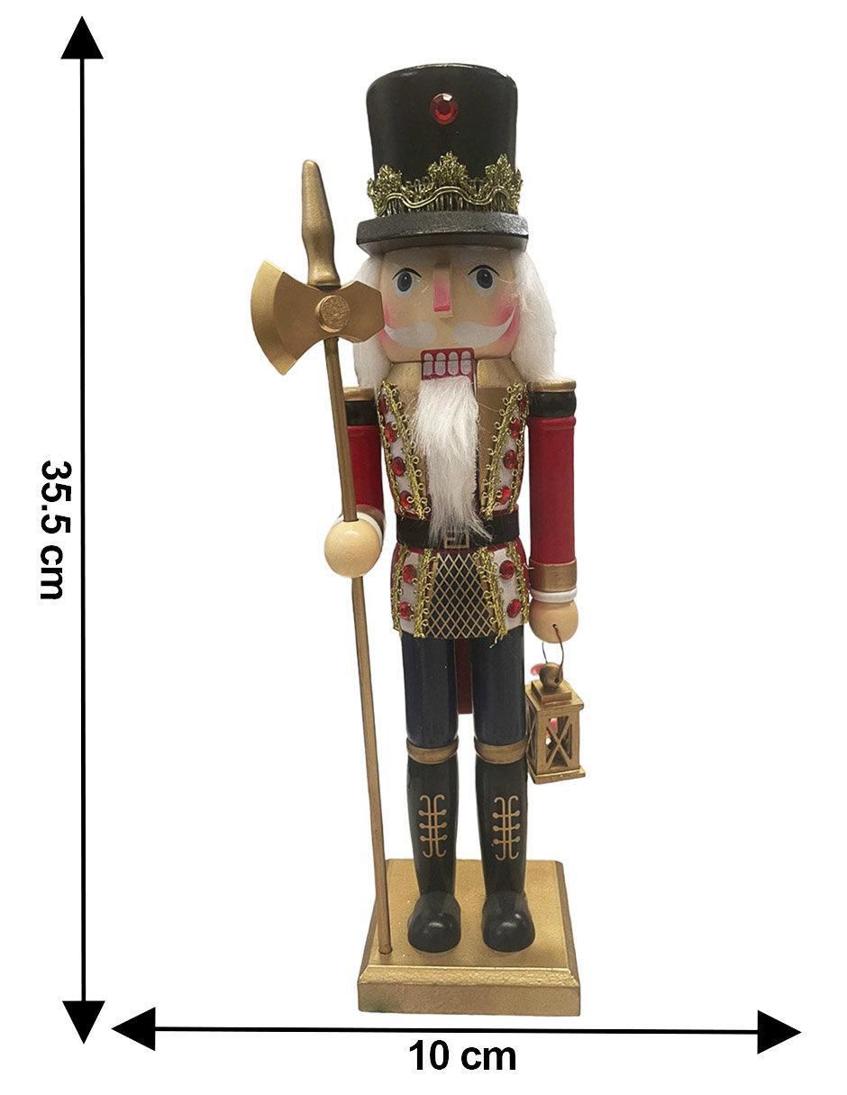 Figura decorativa de cascanueces Running Decora de madera