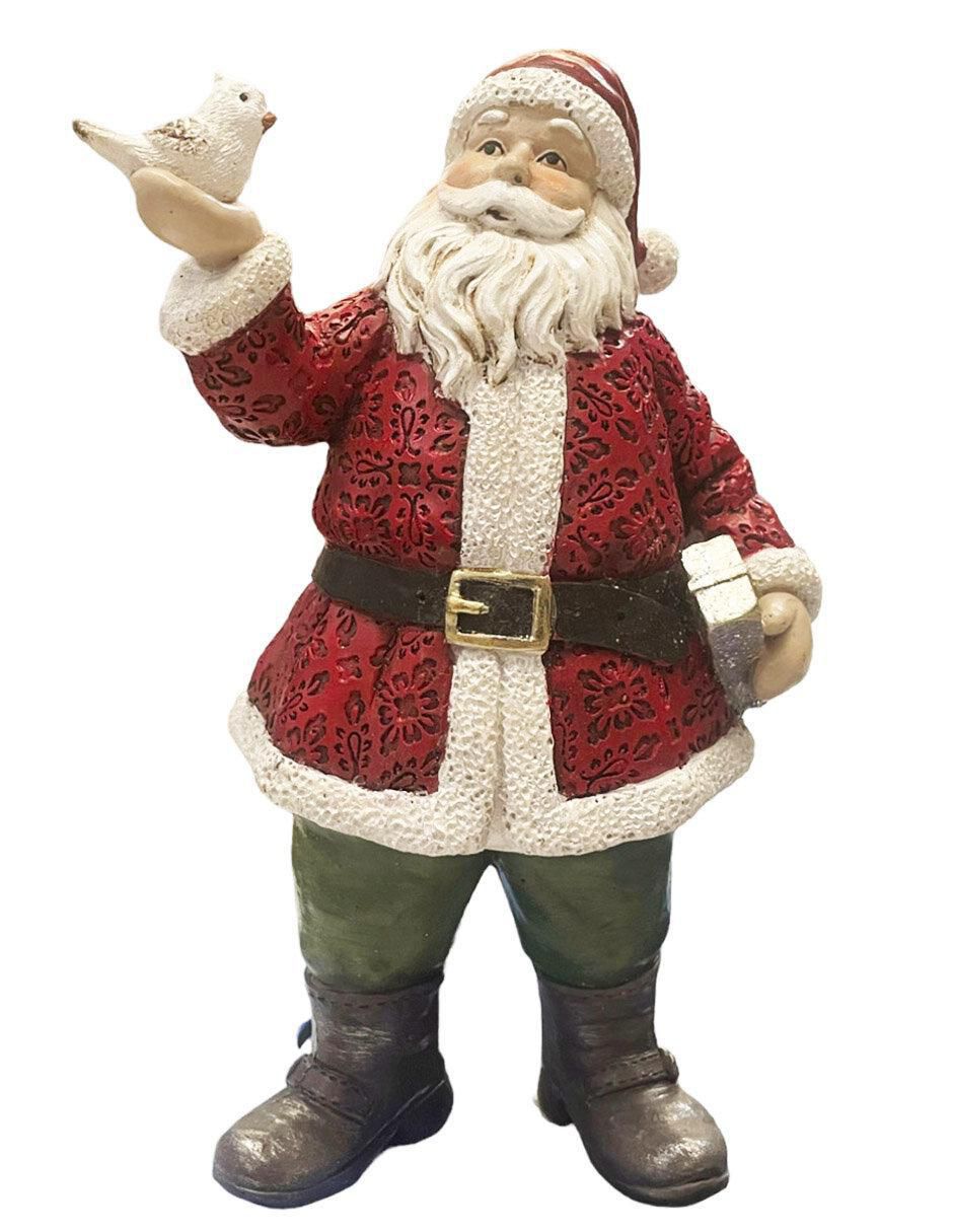 Figura decorativa de santa claus de resina Figura decorativa de santa claus de resina