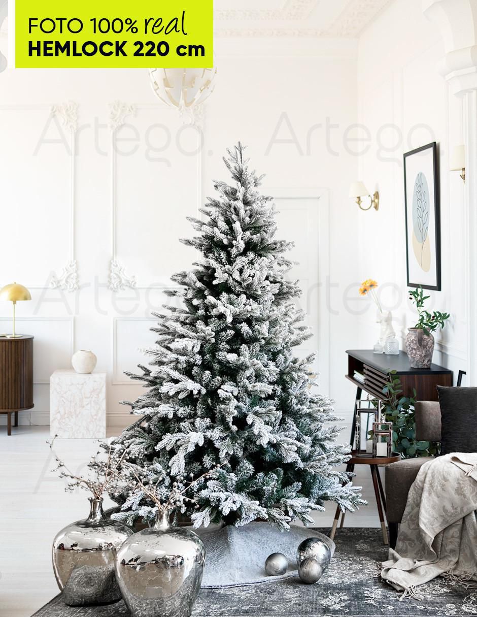 Árbol de navidad Nevado Eastern Hemlock