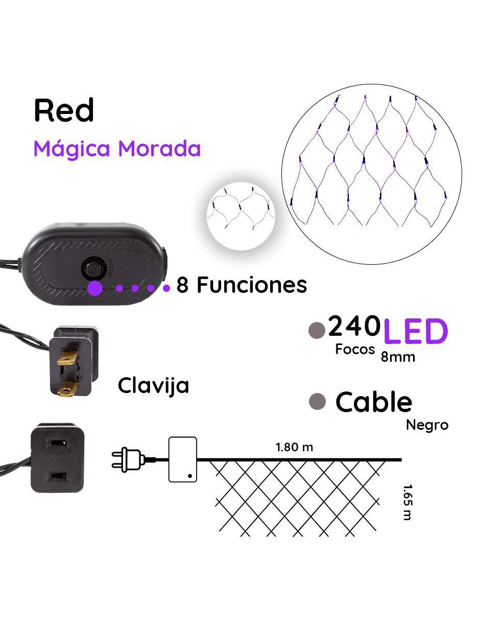 Serie red LED L562267 con 220 focos