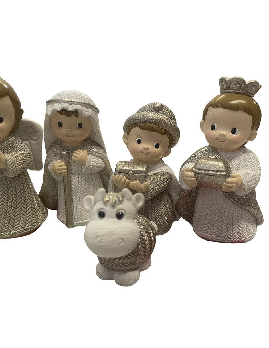 Nacimiento navideño de resina