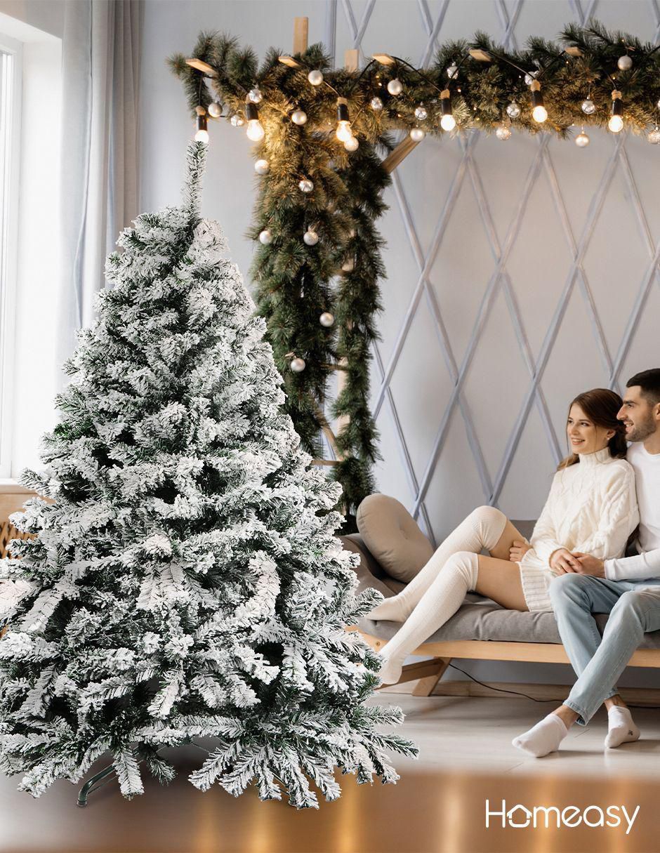 Árbol de navidad Escarchado de plástico