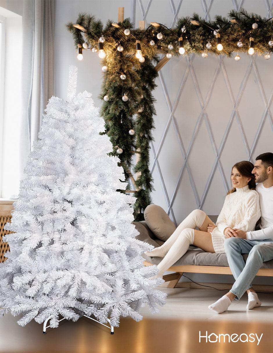 Árbol de navidad Blanco de plástico