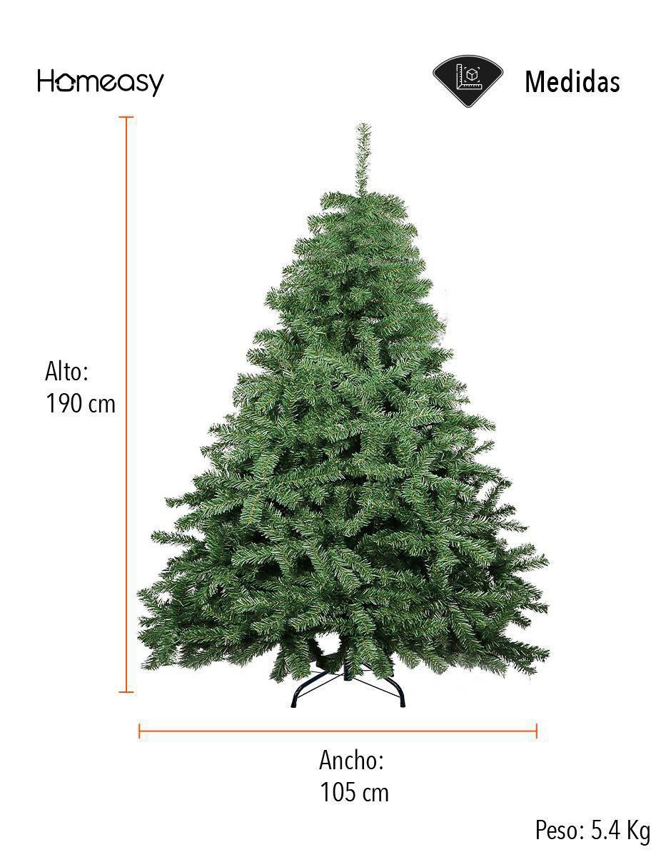 Árbol de navidad Frondoso de plástico 5