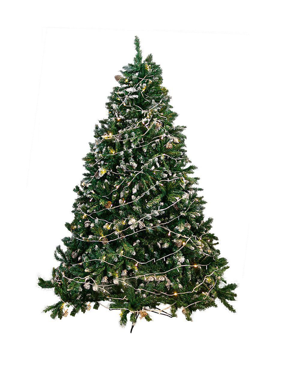 Árbol de navidad Con Piñas de plástico con 150 luces