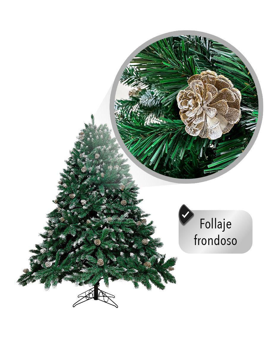 Árbol de navidad Con Piñas de plástico con 150 luces
