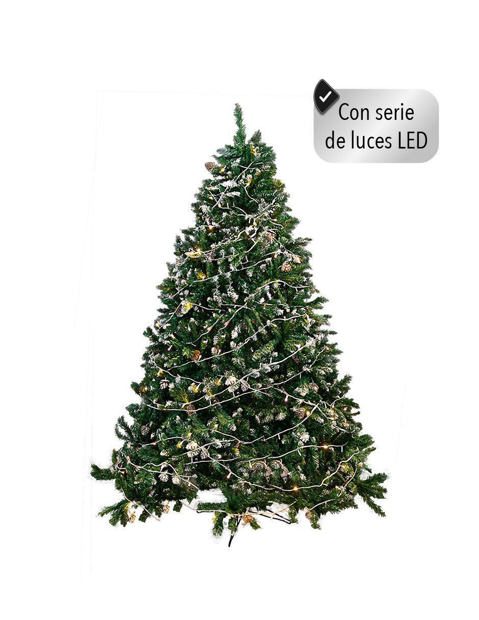Árbol de navidad Con Piñas de plástico con 150 luces
