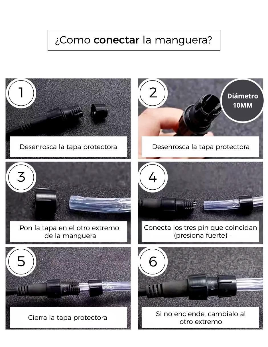 Serie de led con 2000 focos 6