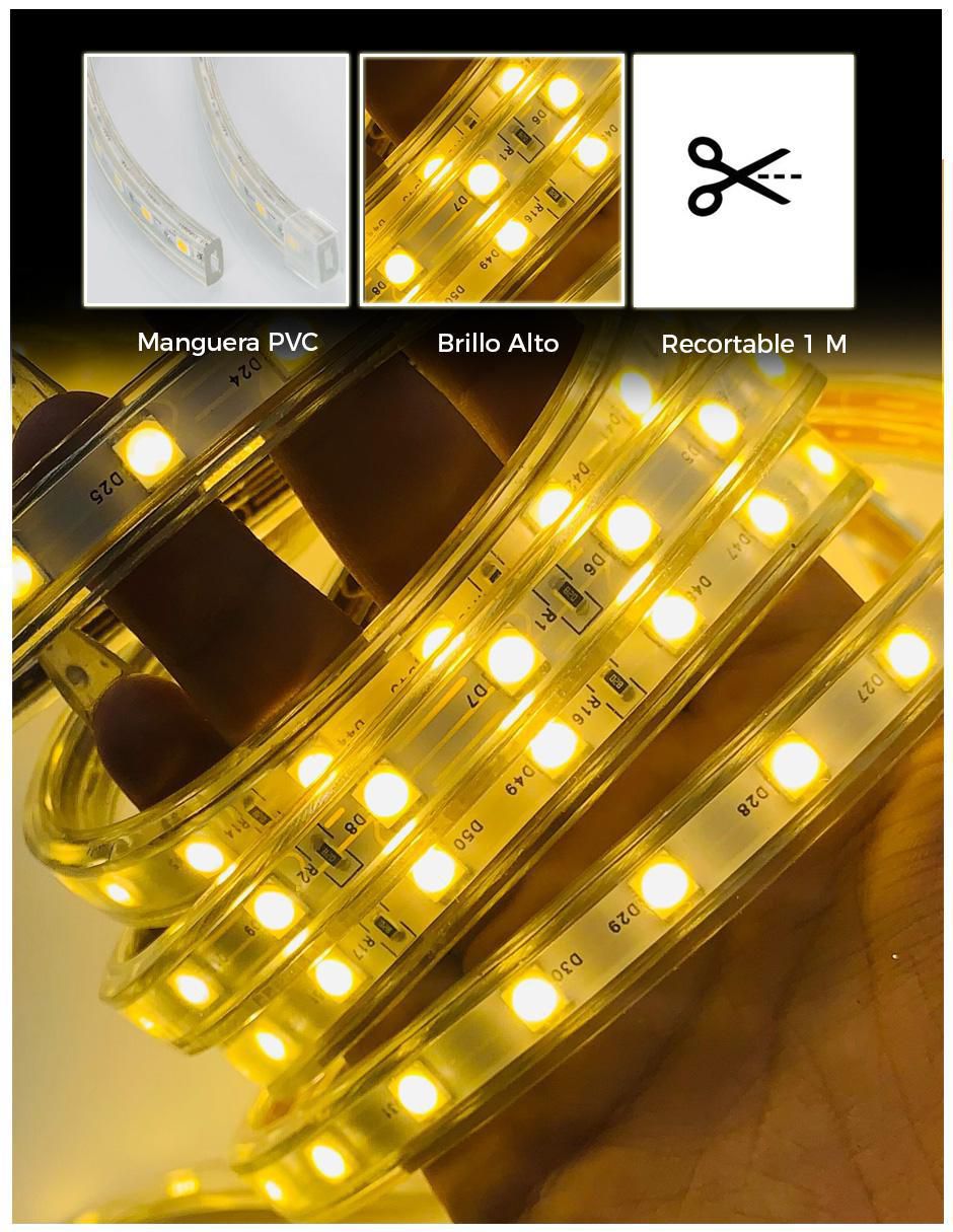 Serie led con 1500 focos 6