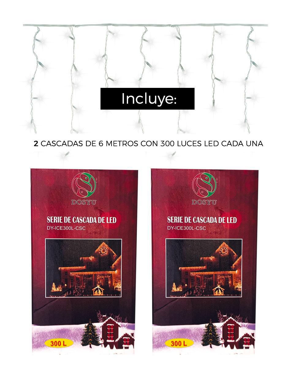 Set luces led con 300 focos 5