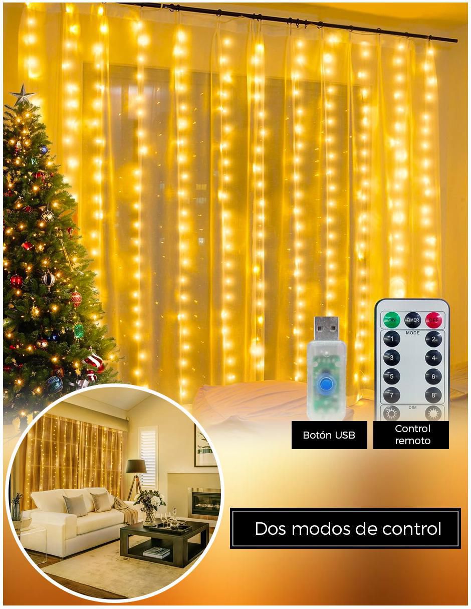 Set de luces de led con 1000 focos 2