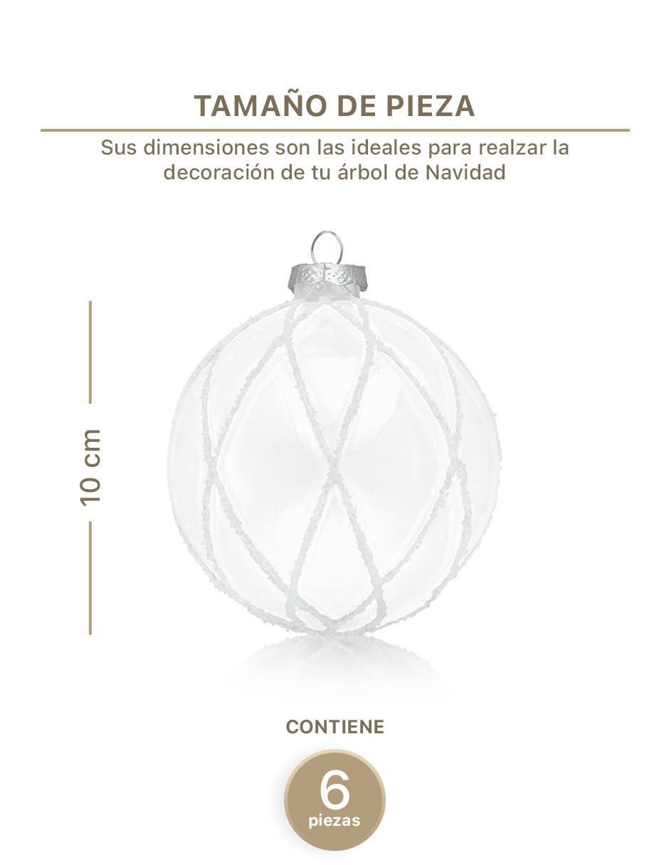 Set de esfera navideña Cristal con 6 piezas 8