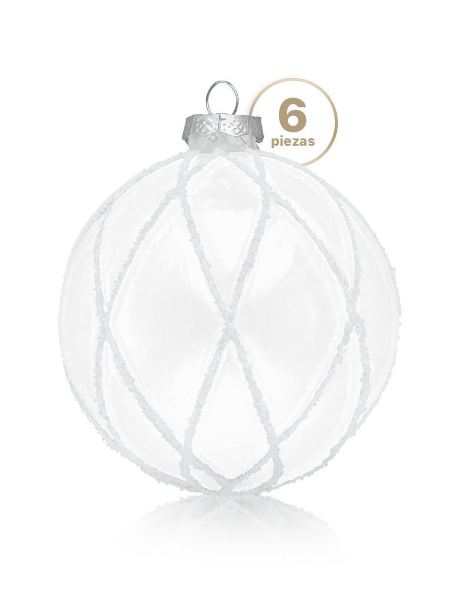 Set de esfera navideña Cristal con 6 piezas 2
