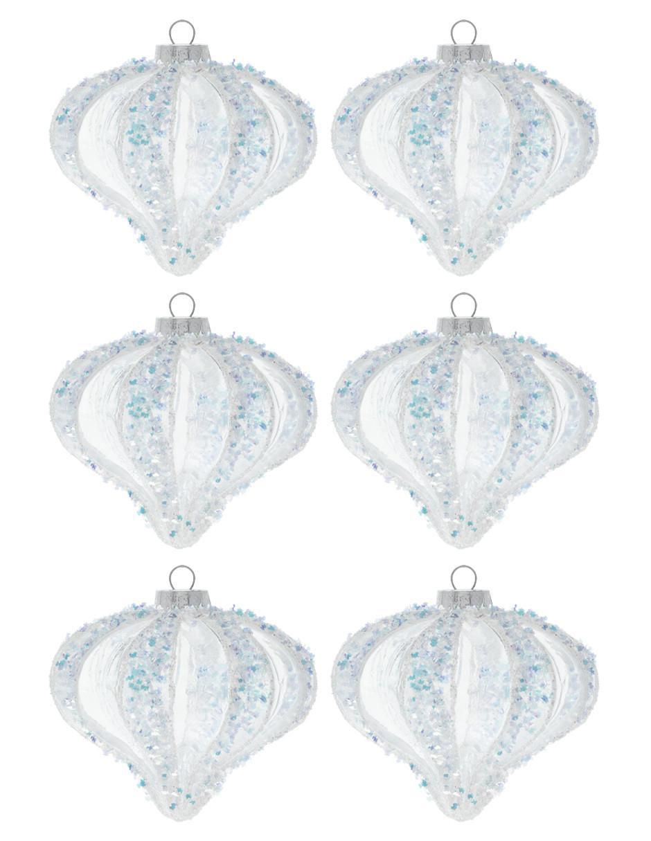Set de esfera navideña Cristal con 6 piezas Set de esfera navideña Cristal con 6 piezas