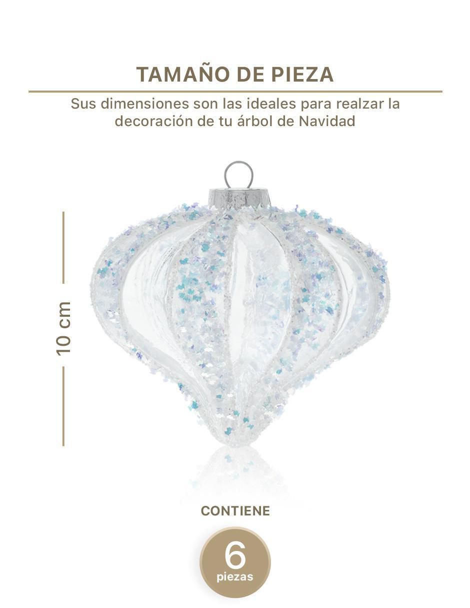 Set de esfera navideña Cristal con 6 piezas 9