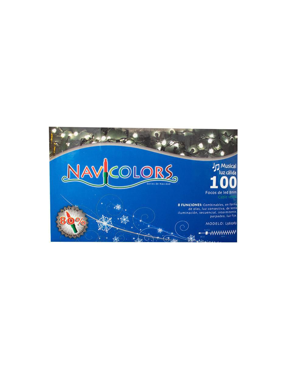 Serie cálida de led con 100 focos 2