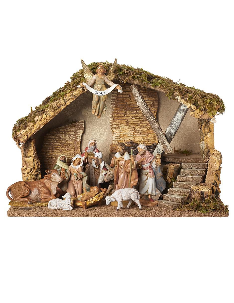 FONTANINI Nacimiento navideño Fontanini de poliresina