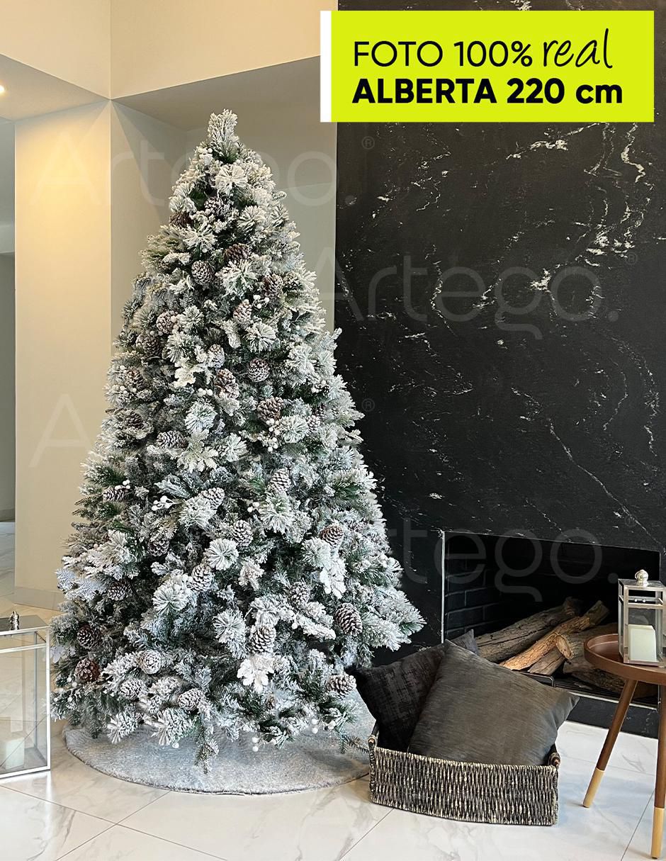 Árbol de navidad Alberta Spruce de plástico