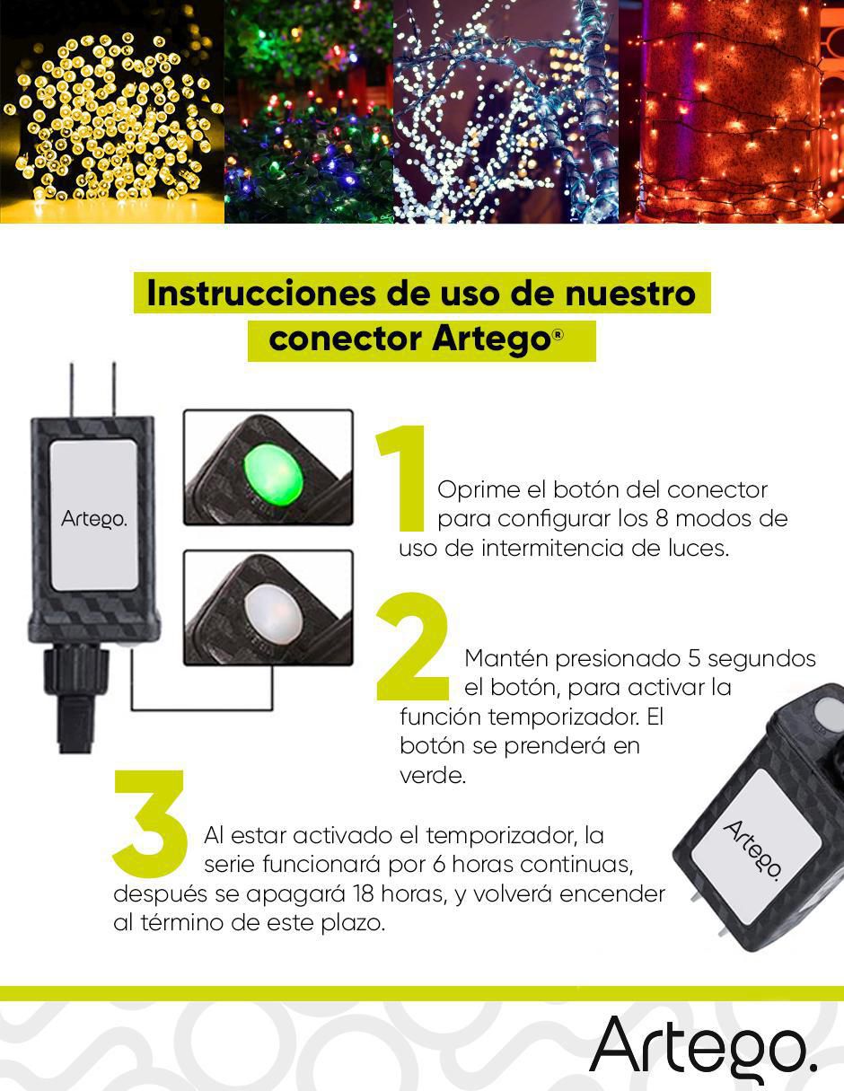 Serie led Strawberry Style con 100 focos 8