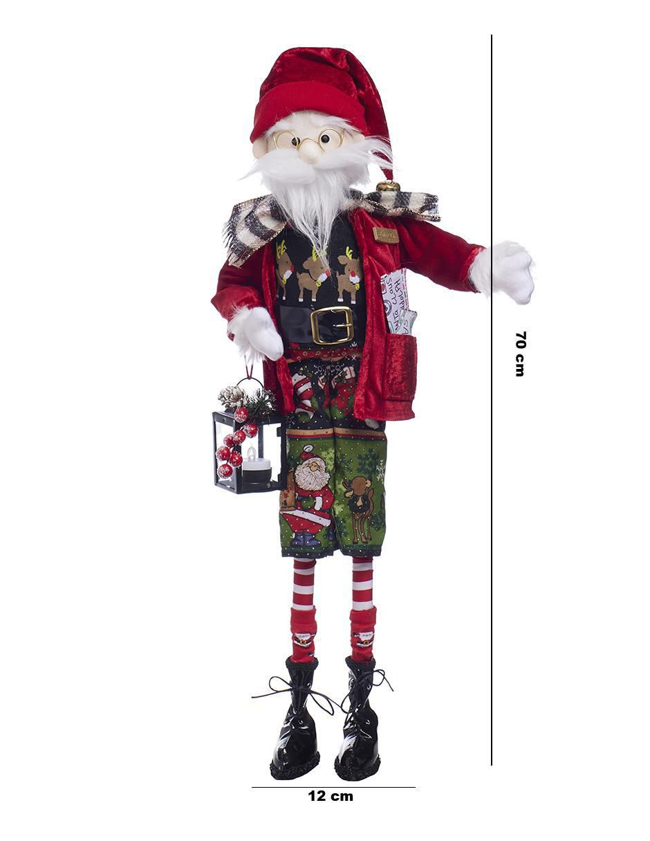 Ornamento Navidad santa claus 5