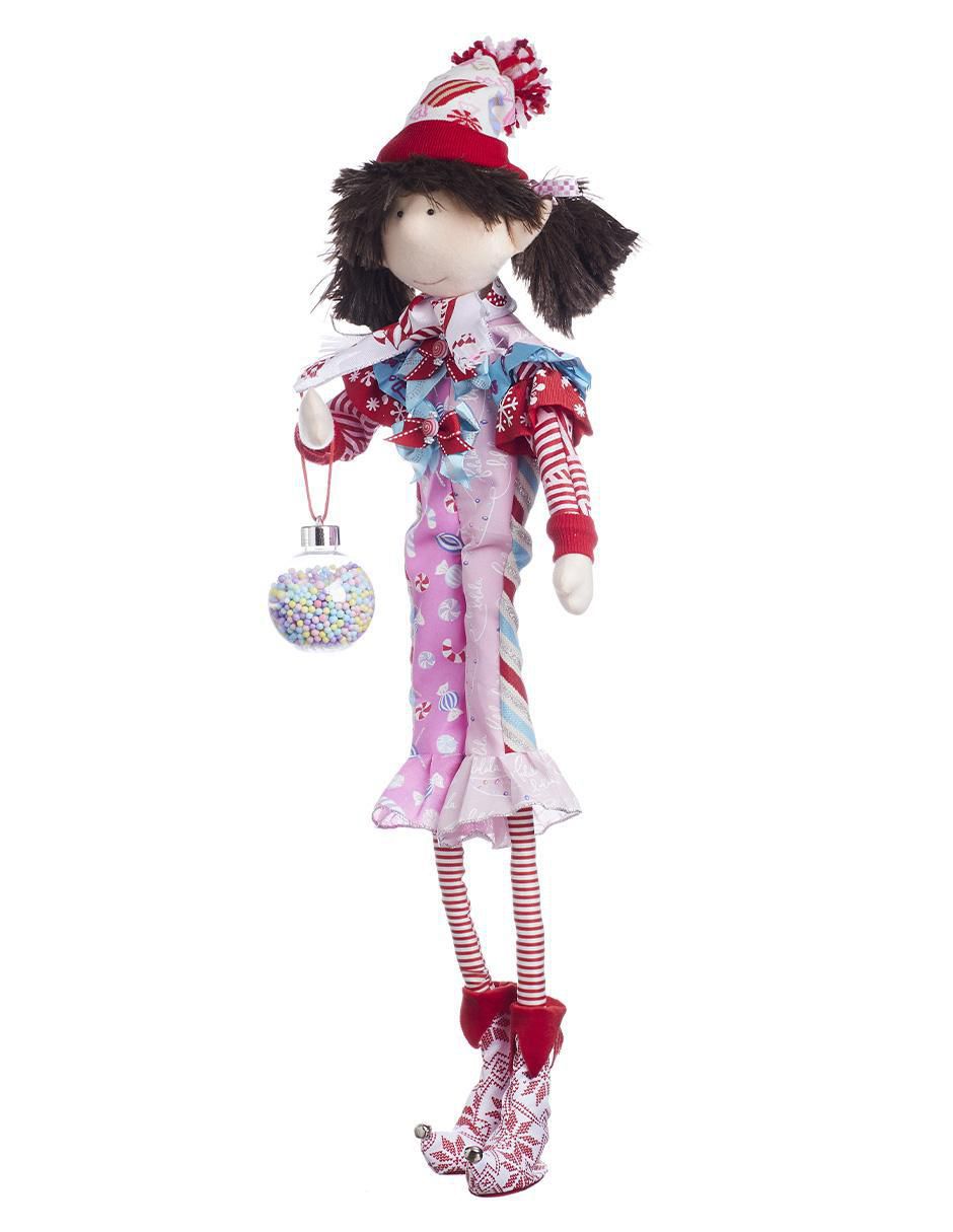 Ornamento Navidad duende Candy Cane 3
