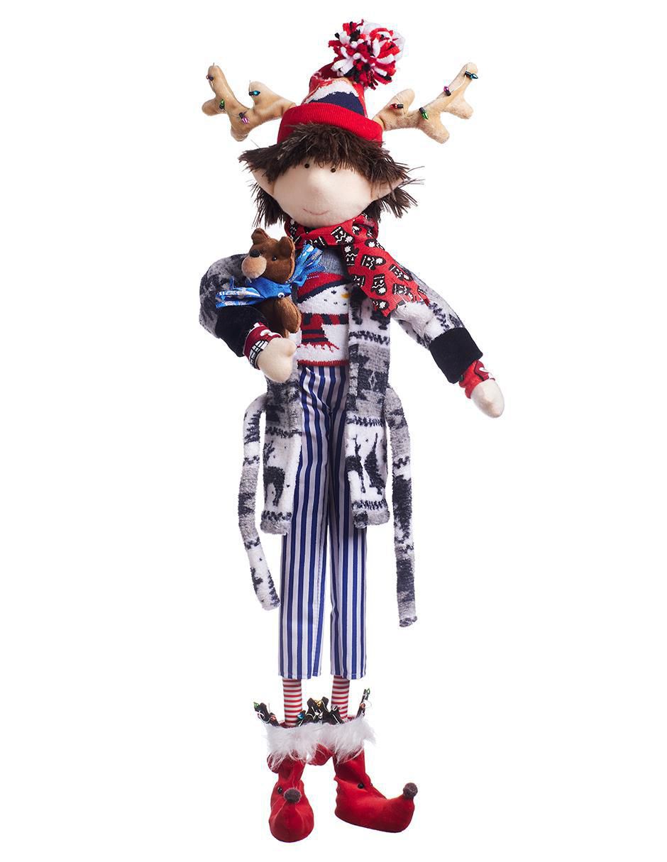 Ornamento Navidad duende Merry Fashion