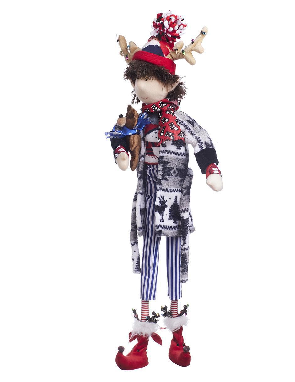 Ornamento Navidad duende Merry Fashion