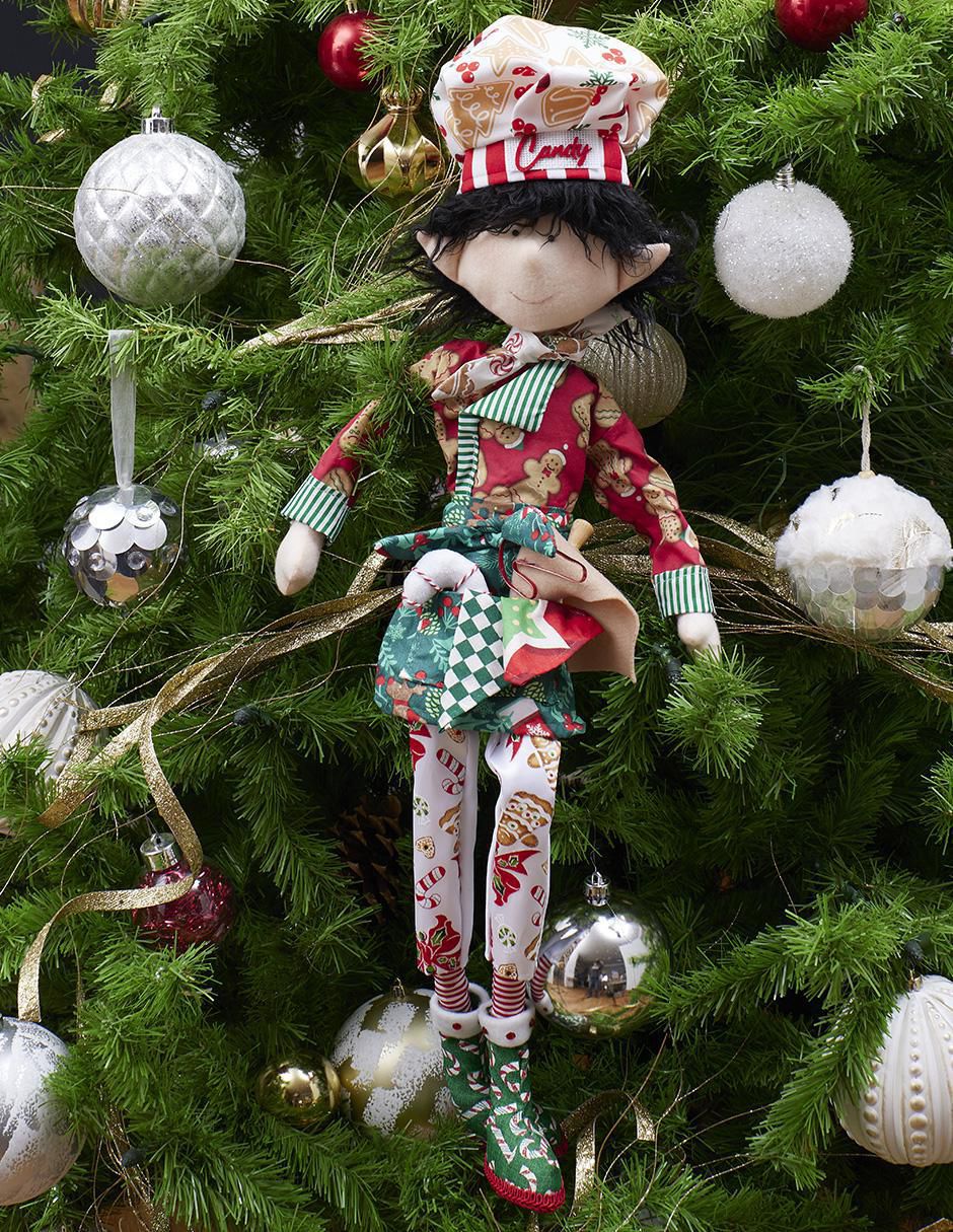 Ornamento Navidad duende Bakery
