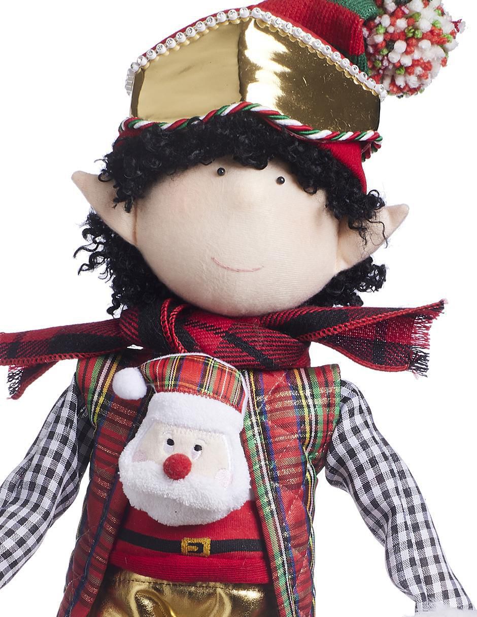 Ornamento Navidad duende Xmas Ski
