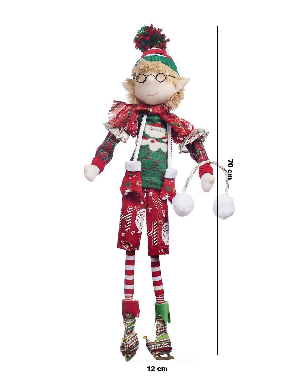 Ornamento Navidad duende Xmas Gang
