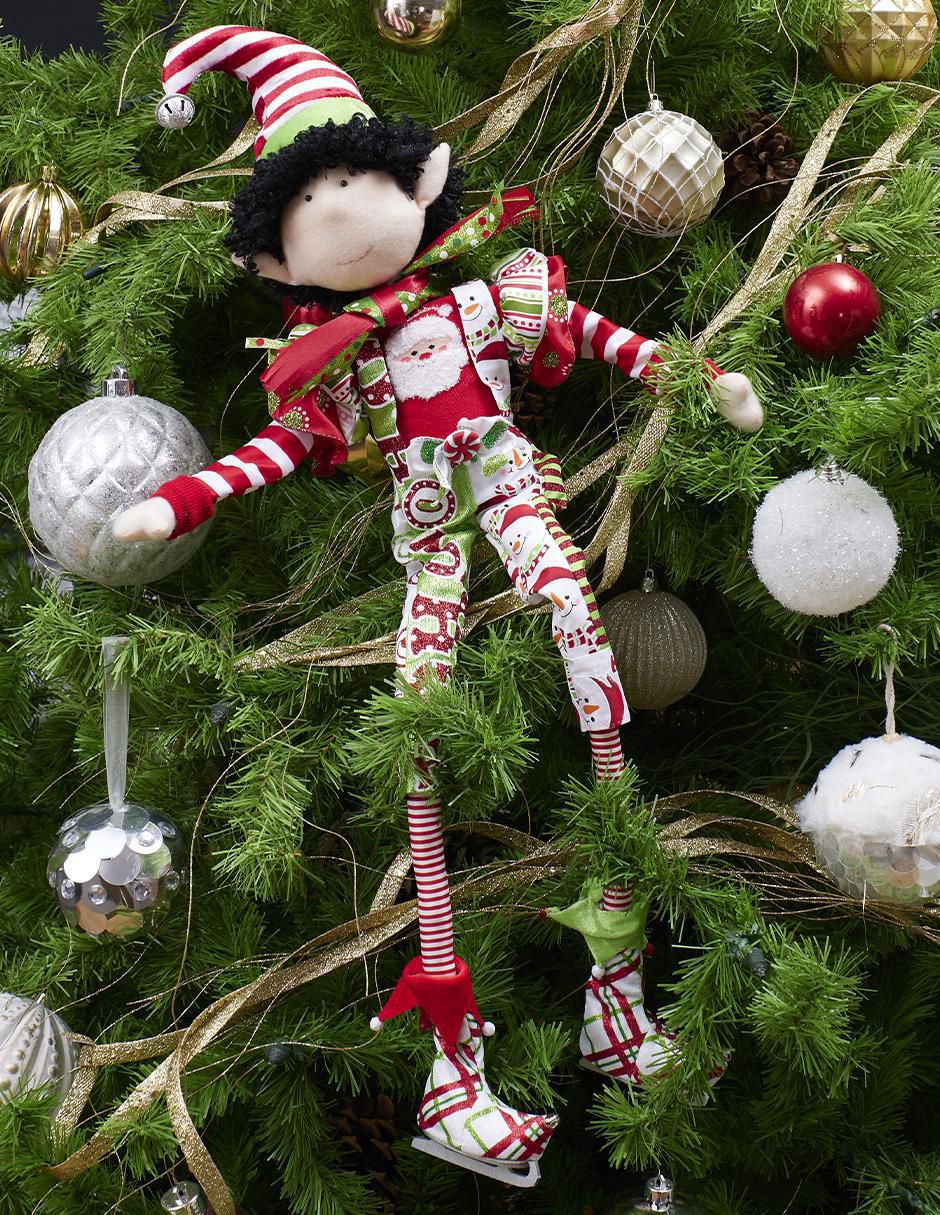 Ornamento Navidad duende Funny 2