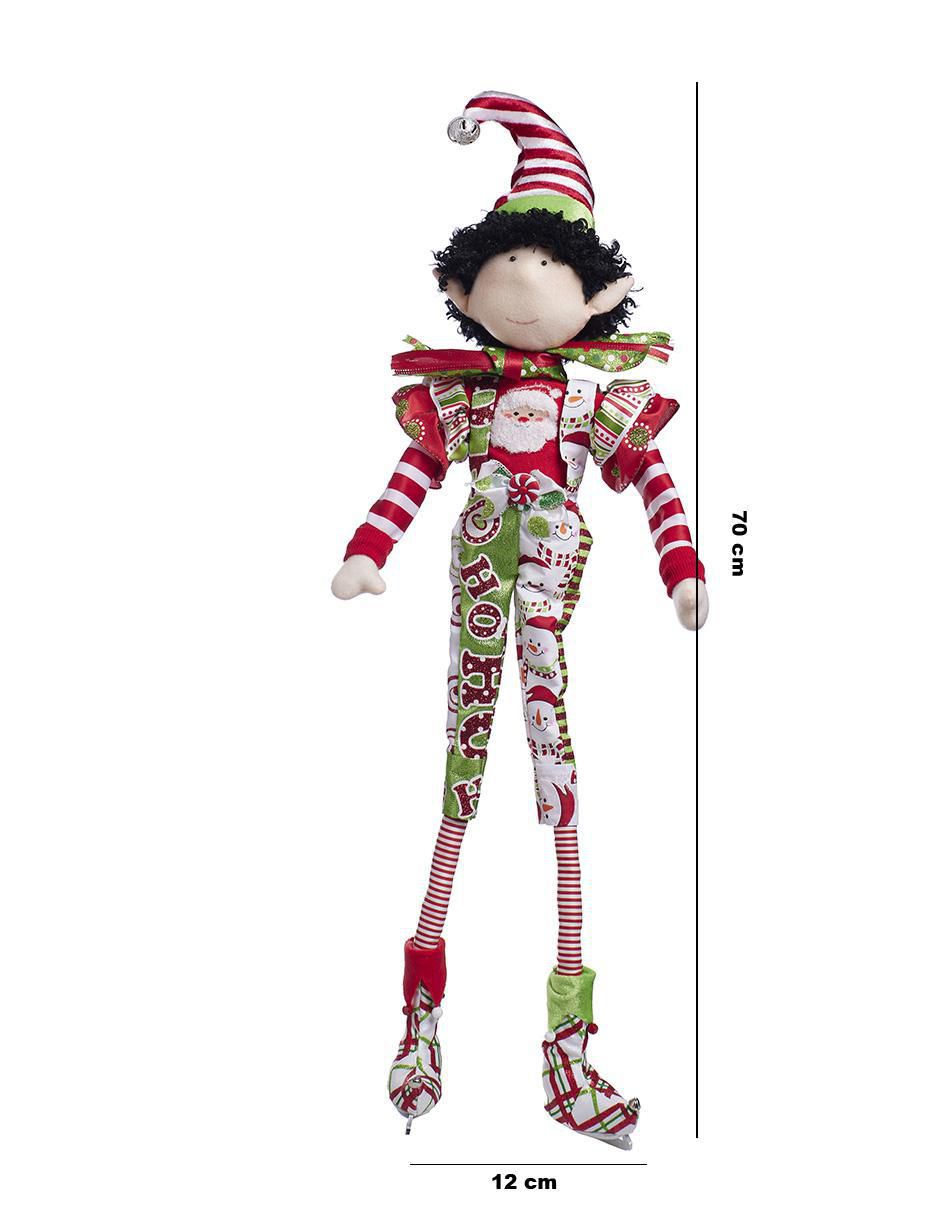 Ornamento Navidad duende Funny 5
