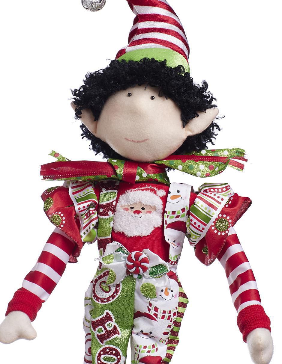Ornamento Navidad duende Funny 3