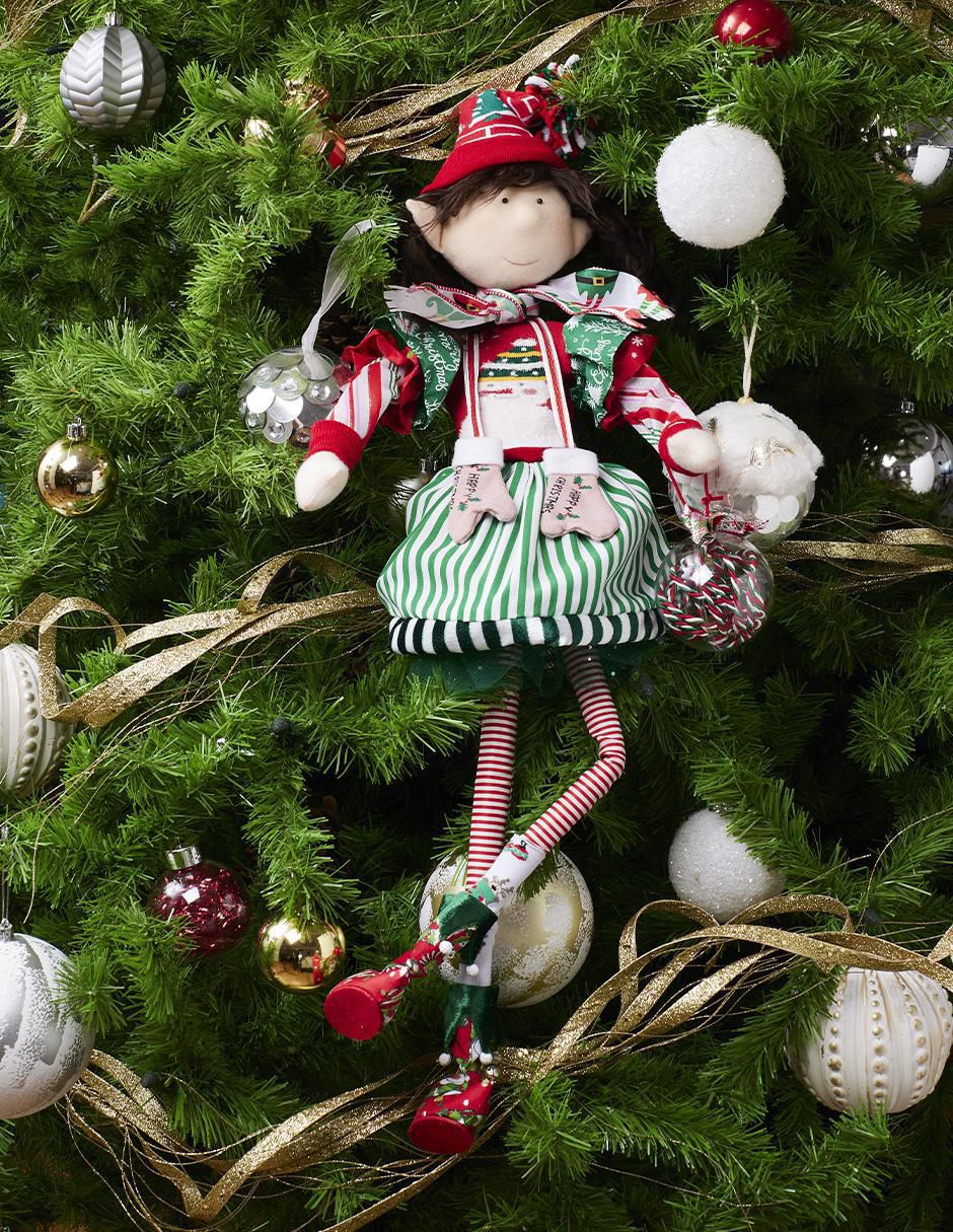 Ornamento Navidad duende Funny 2
